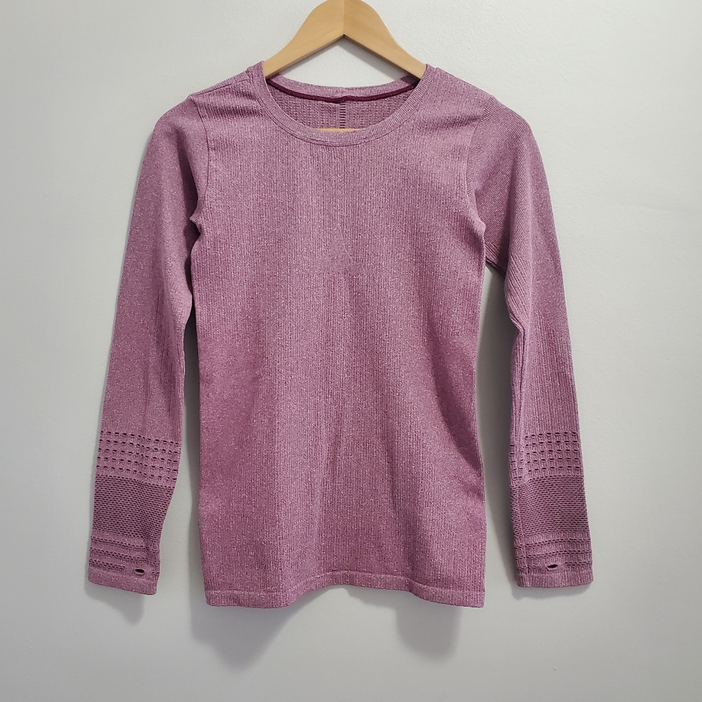Alo Yoga North Star Seamless Long Sleeve Compression Top Size Small